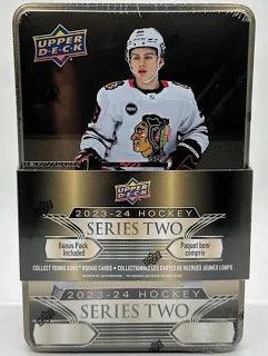 2023-24 Upper Deck NHL Series 2 Sealed Hockey Tin