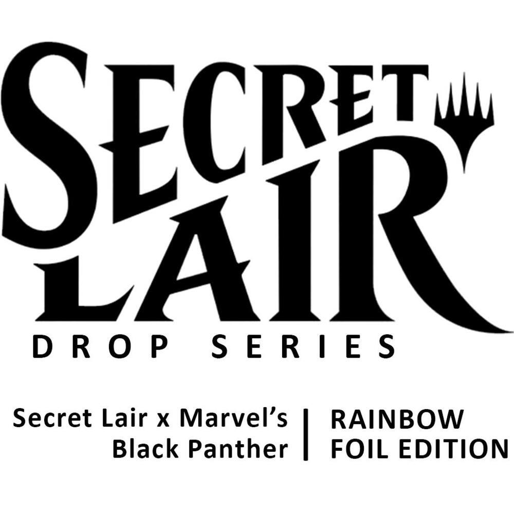 Secret Lair Drop: Secret Lair x Marvel's Black Panther - Rainbow Foil Edition - Secret Lair Drop Series (SLD)