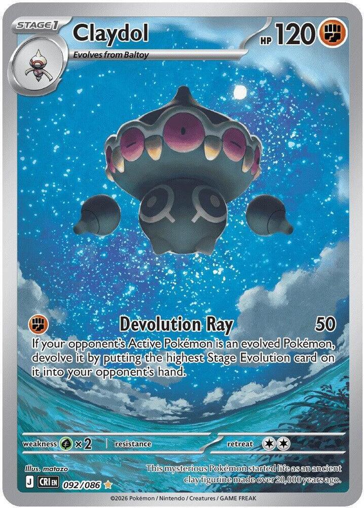 Claydol - ME04: Chaos Rising (CRI) 092/086