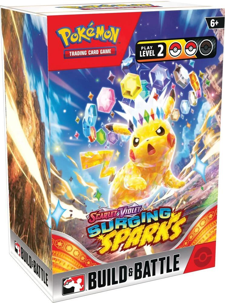 Surging Sparks Build & Battle Box - SV08: Surging Sparks - Razorray3 Cards & Collectibles