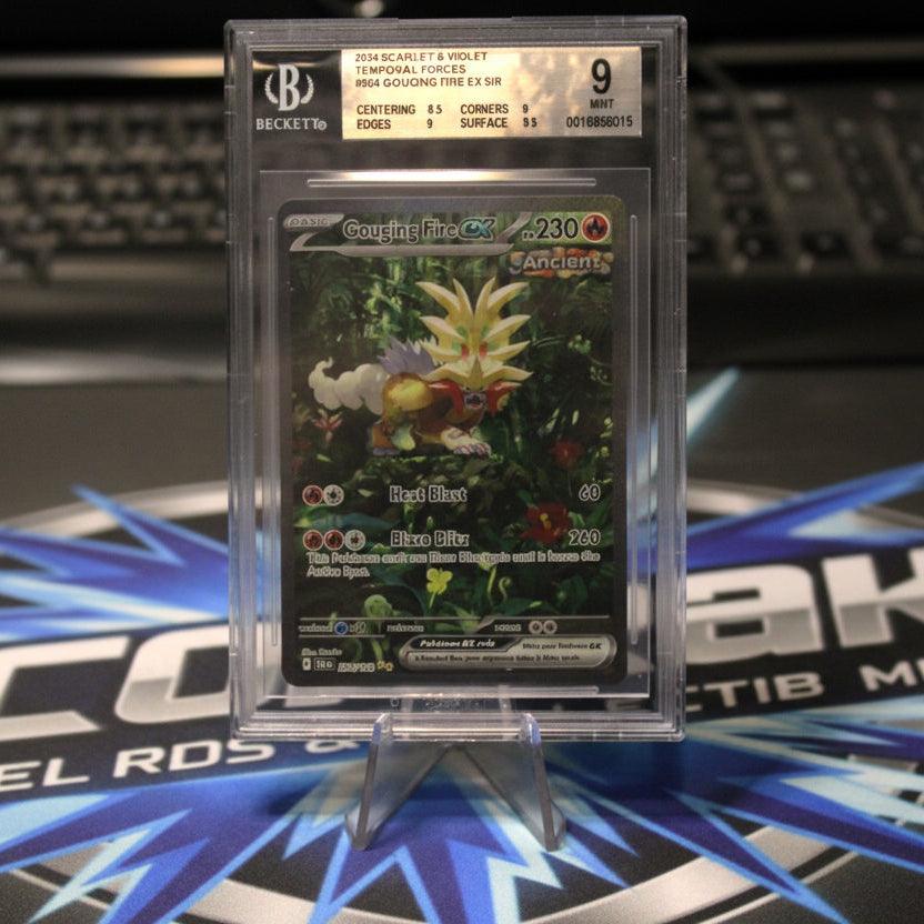 Pokémon - Gouging Fire ex Special Illustration Rare FOIL BGS 9 Mint - Temporal Forces 2024