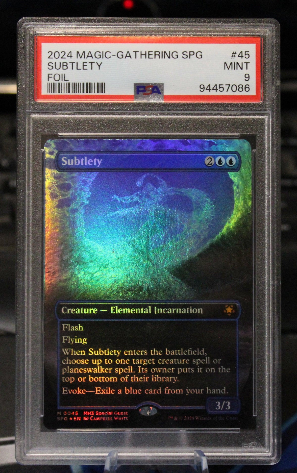 MTG Special Guests (SPG) - Subtlety (Borderless) FOIL (PSA 9)