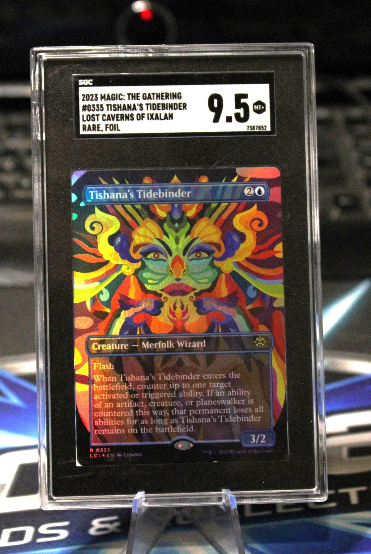 Tishana's Tidebinder Borderless FOIL SGC 9.5 Mint - Caverns of Ixalan