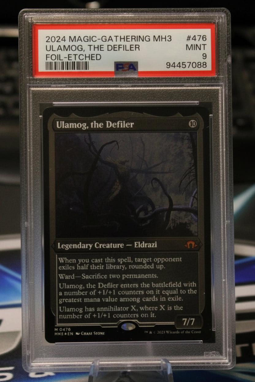 MTG Modern Horizons 3 - Ulamog, the Defiler FOIL ETCHED (PSA 9)