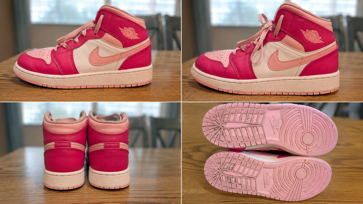 Nike Air Jordan 1 Mid GS Fierce Pink FD8780-116 – Size 6.5Y / Women’s 8