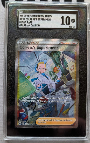 2023 Pokémon Corliss's Experiment SGC 10 Gem Mint - Crown Zenith Ultra Rare