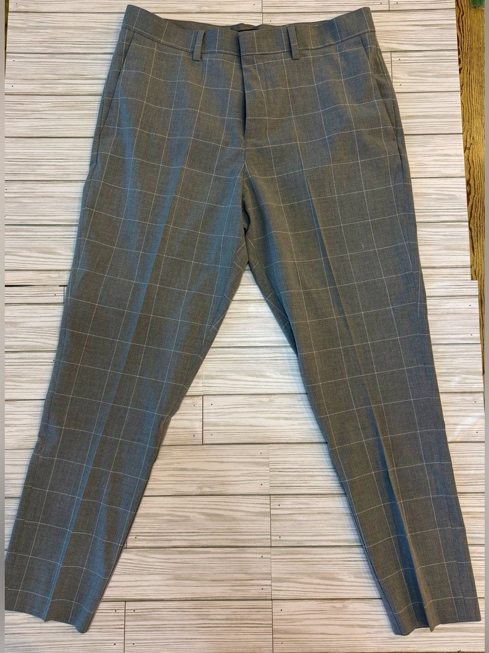 H&M Women's Slim Fit Gray Dress Pants 31