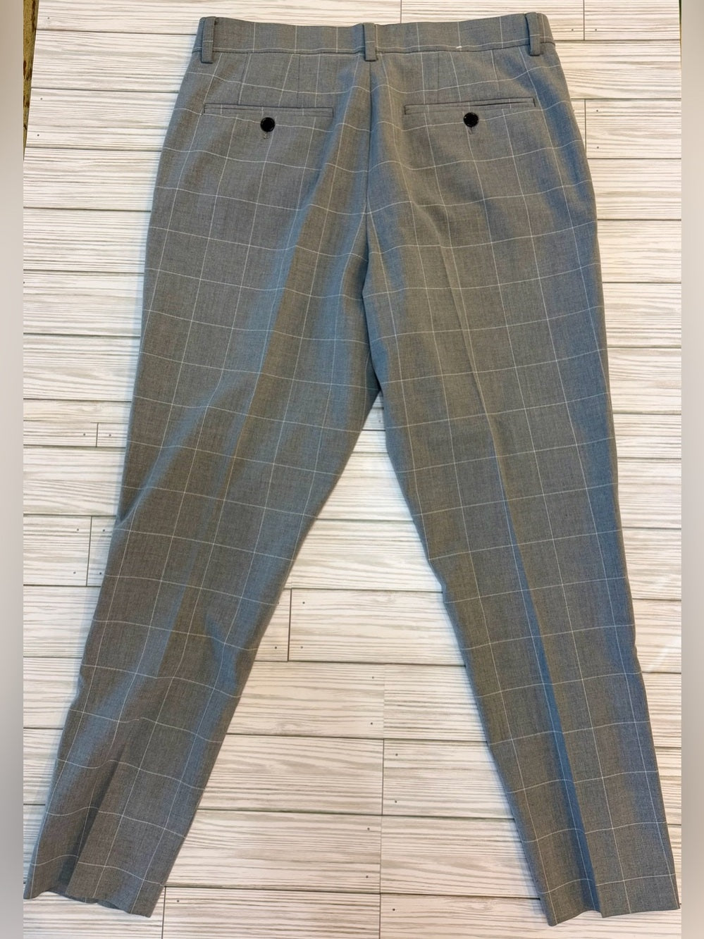 H&M Women's Slim Fit Gray Dress Pants 31
