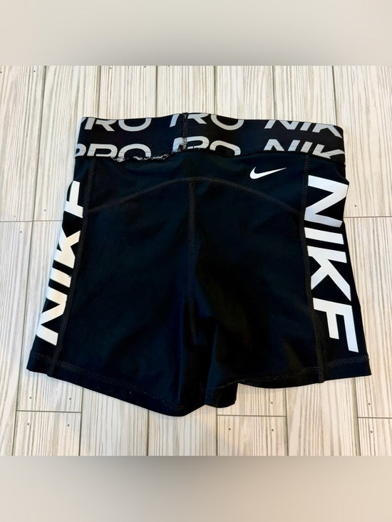 Nike Women's Black Performance Logo Training Shorts S