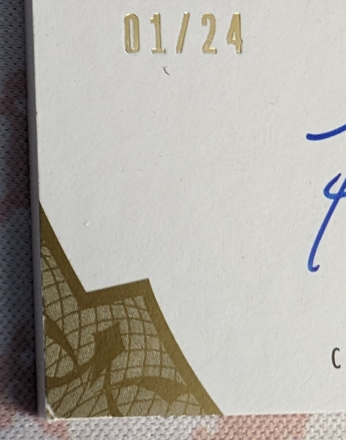 Upper Deck 2020-21 The Cup Peyton Krebs Rookie Auto Patch Gold #01/24